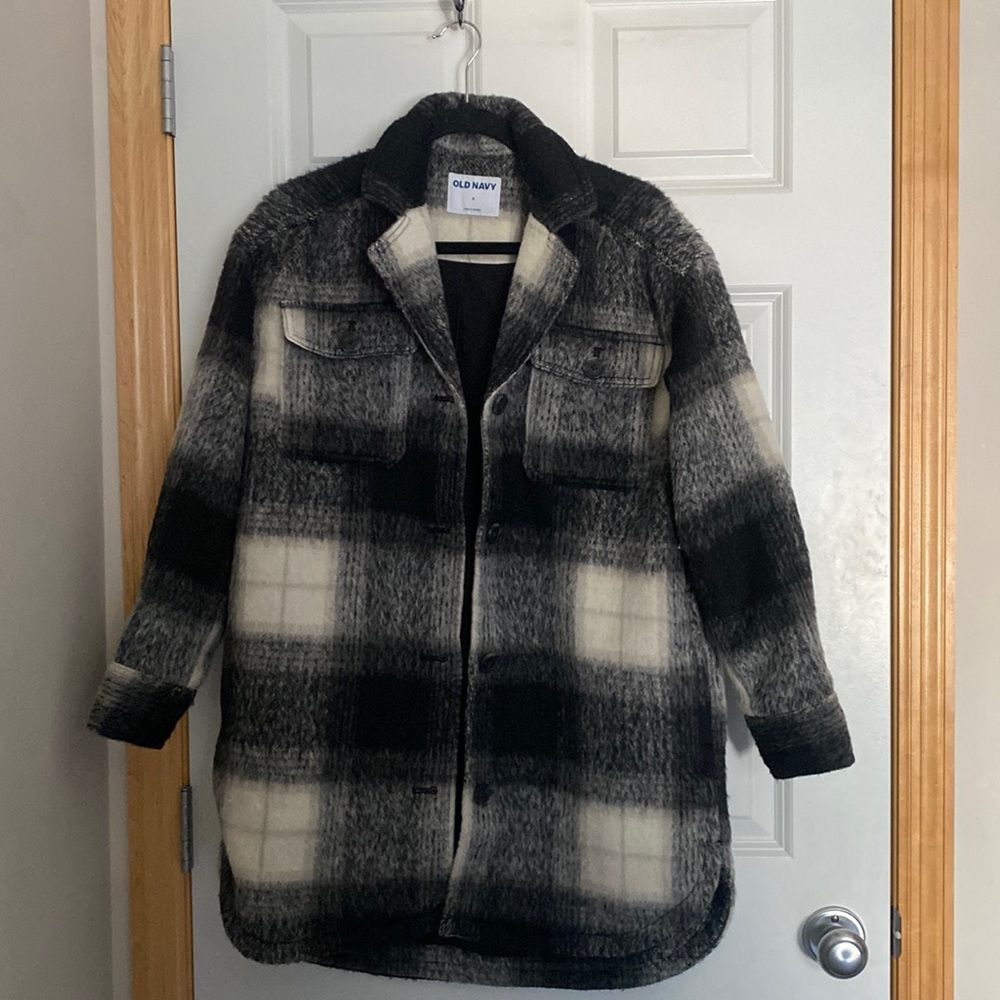 Plaid utility shacket from Old Navy
